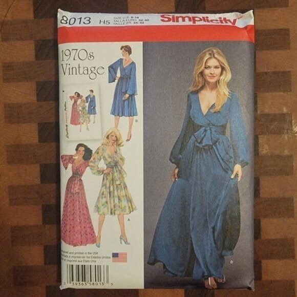 Simplicity Other - Simplicity 8013 - Uncut - 1970s Vintage Reproduction - Sizes 6-14